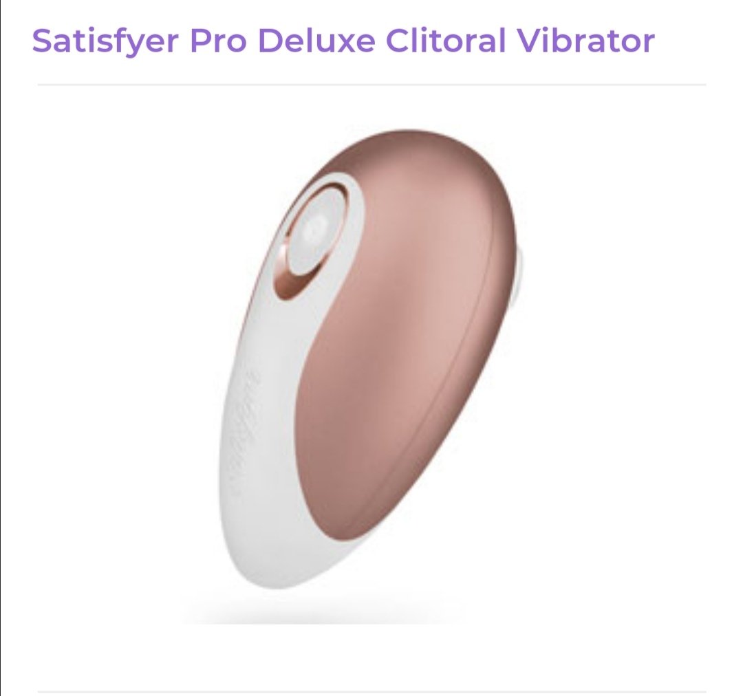 Image of Satisfyer Pro Deluxe Clitoral Vibrator