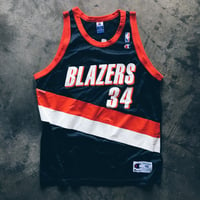 Image 1 of Original 90’s Dale Davis Champion Blazers Jersey.