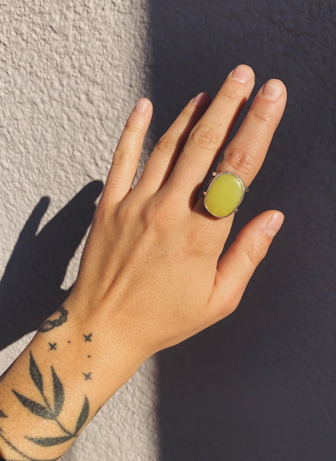 Image of Lemon Jade Ring 