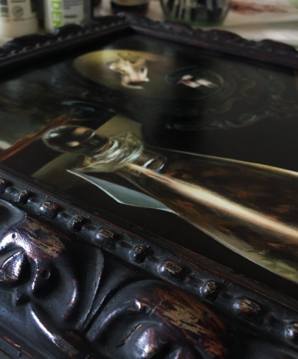 Original Oil Painting- "Revelation" 9"x12" Oil on Panel