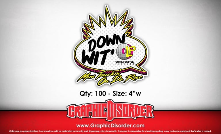 Image of Down Wit OLP stickers 