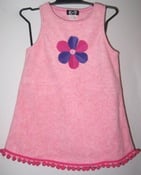 Image of Kids polar fleece dress - pale pink