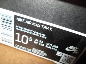 Image of Air Max Triax 96 "White/University Red"
