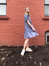Holly Stalder Chambray Linen Tiered Dress 