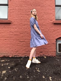 Image 2 of Holly Stalder Chambray Linen Tiered Dress 