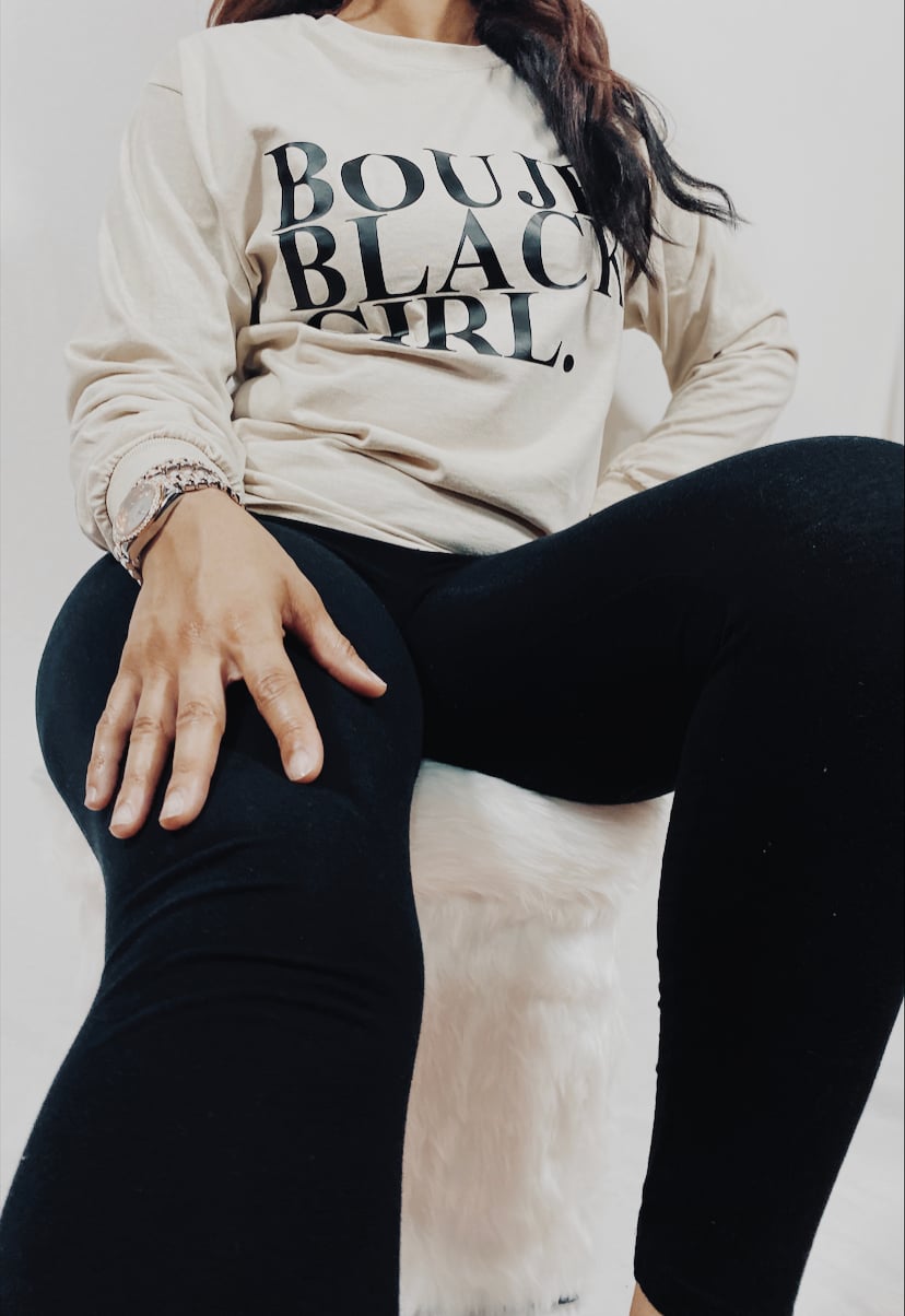 TAN BBG. TEE-LONG SLEEVE