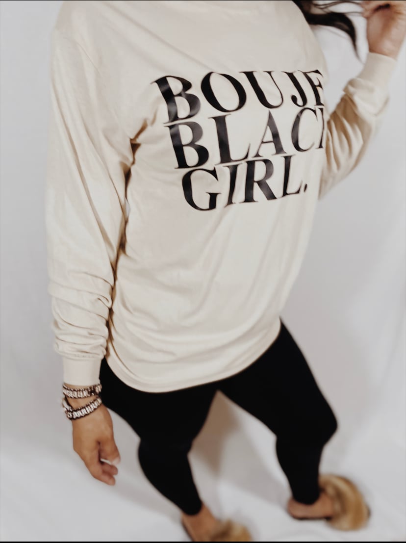 TAN BBG. TEE-LONG SLEEVE