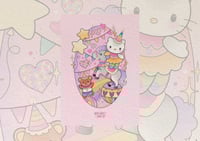 Circus Hello Kitty Glitter Print