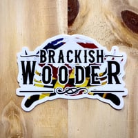 Image 1 of Brackish Wooder USA/MD Crab - 3" Sticker