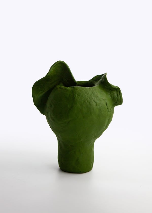 Image of Popî I VASE - Moss Green