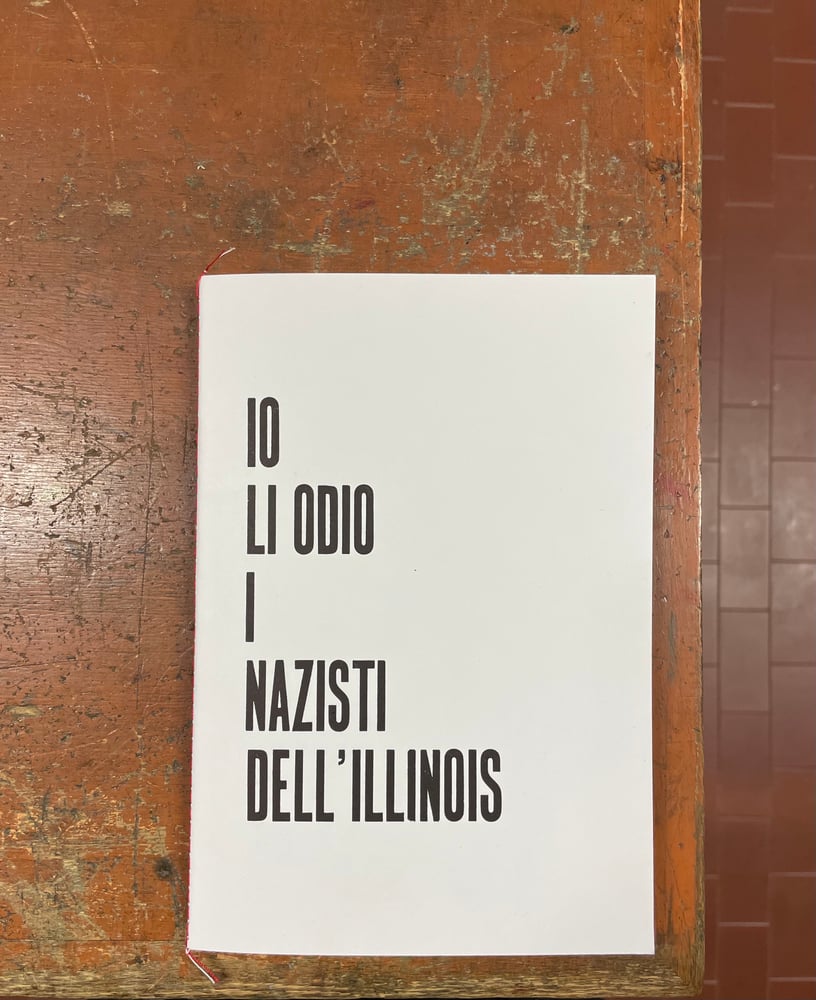 Image of I NAZISTI DELL’ILLINOIS notebook