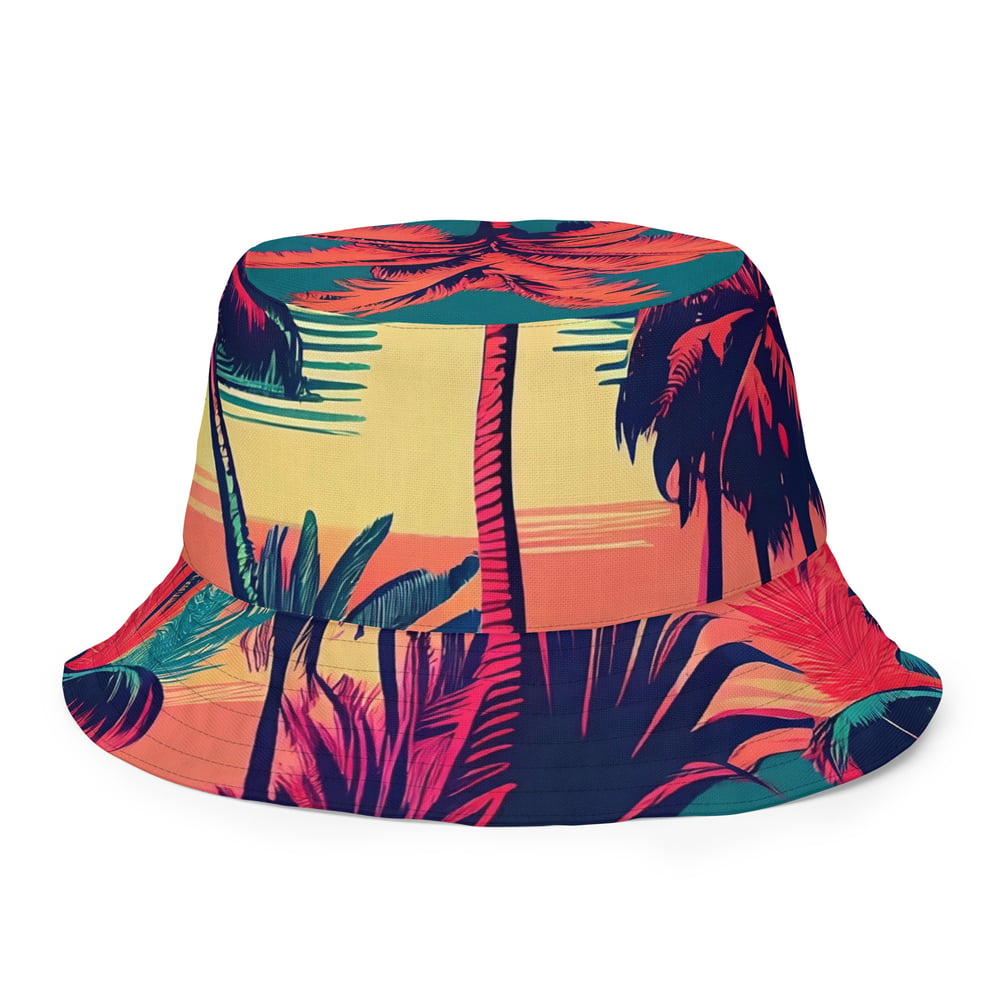Image of SG Palm Tree Bucket Hat