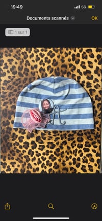 Image 3 of BEANIE BB NES BLUE STRIPED 🦓