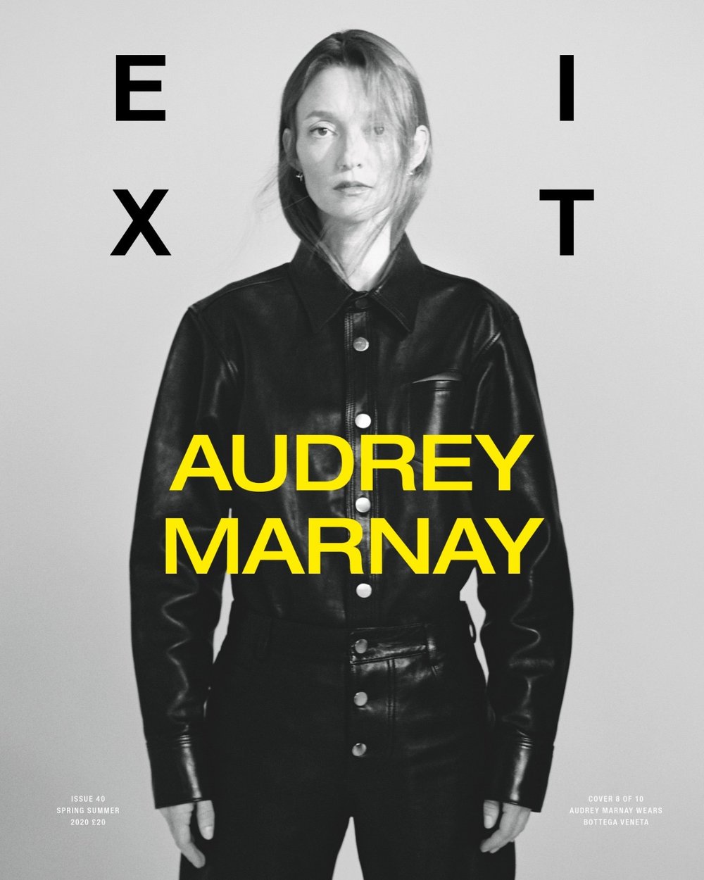 Image of EXIT ISSUE 40 SPRING SUMMER 2020 AUDREY MARNEY ***HARD BACK COVER*** 