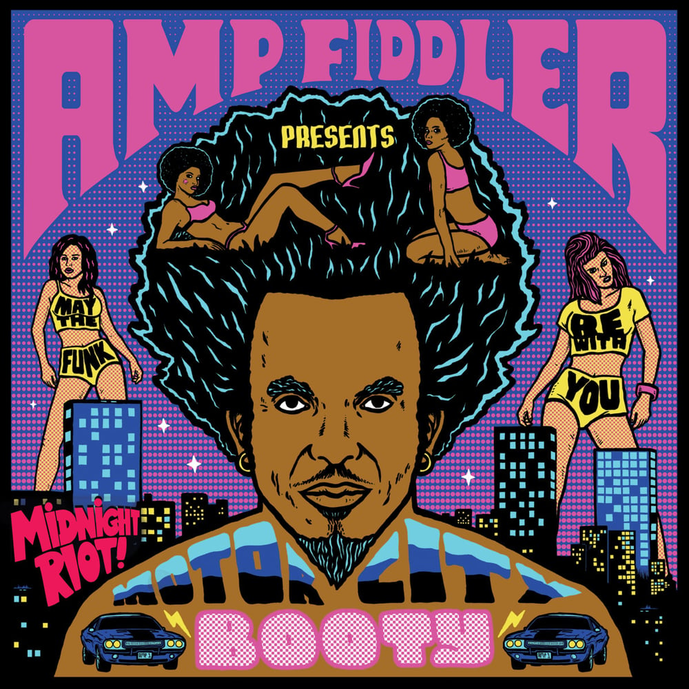 Image of Amp Fiddler - Motor City Booty - 2LP (BLACK RIOT)