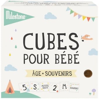 Image of Cubes pour bébé âge + souvenirs