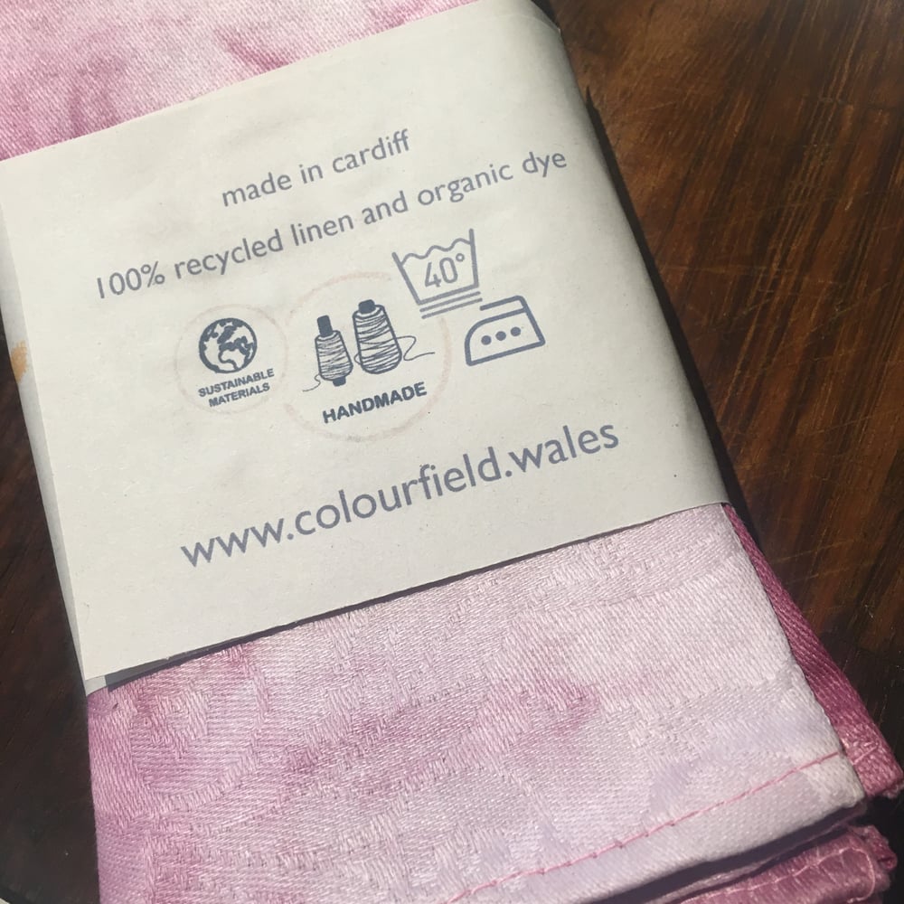 Image of botanical-dyed cloth napkins