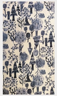 Image 3 of Tissu: Promenons nous dans les bois ...