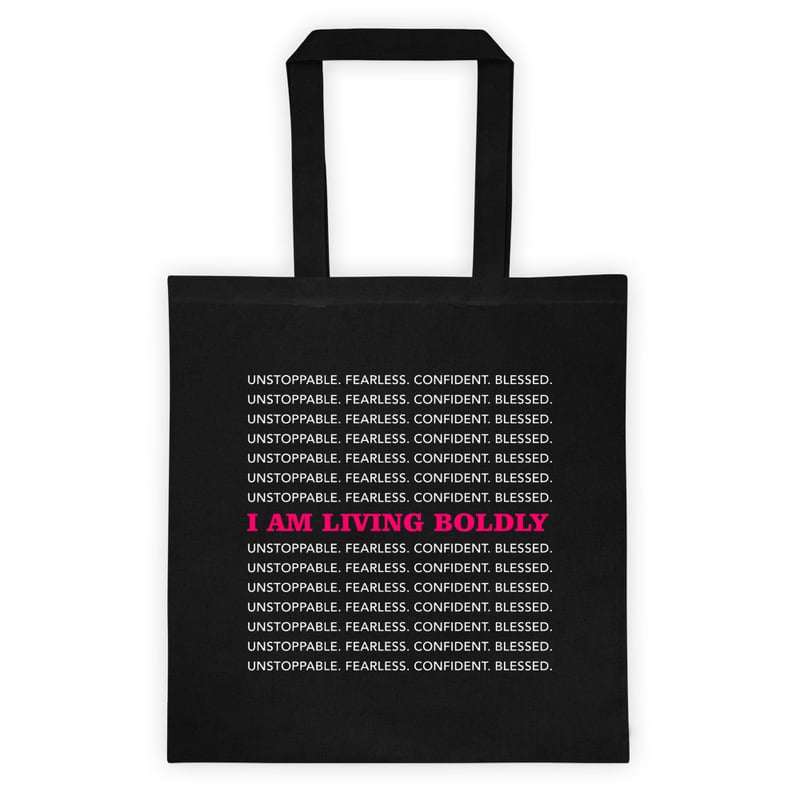 Image of Living Boldly Tote Bag 