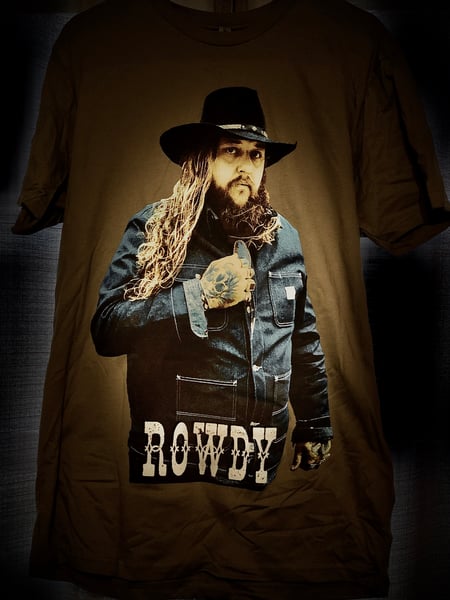 Image of Rowdy Outlaw El Sabanero Tshirt (slate grey)
