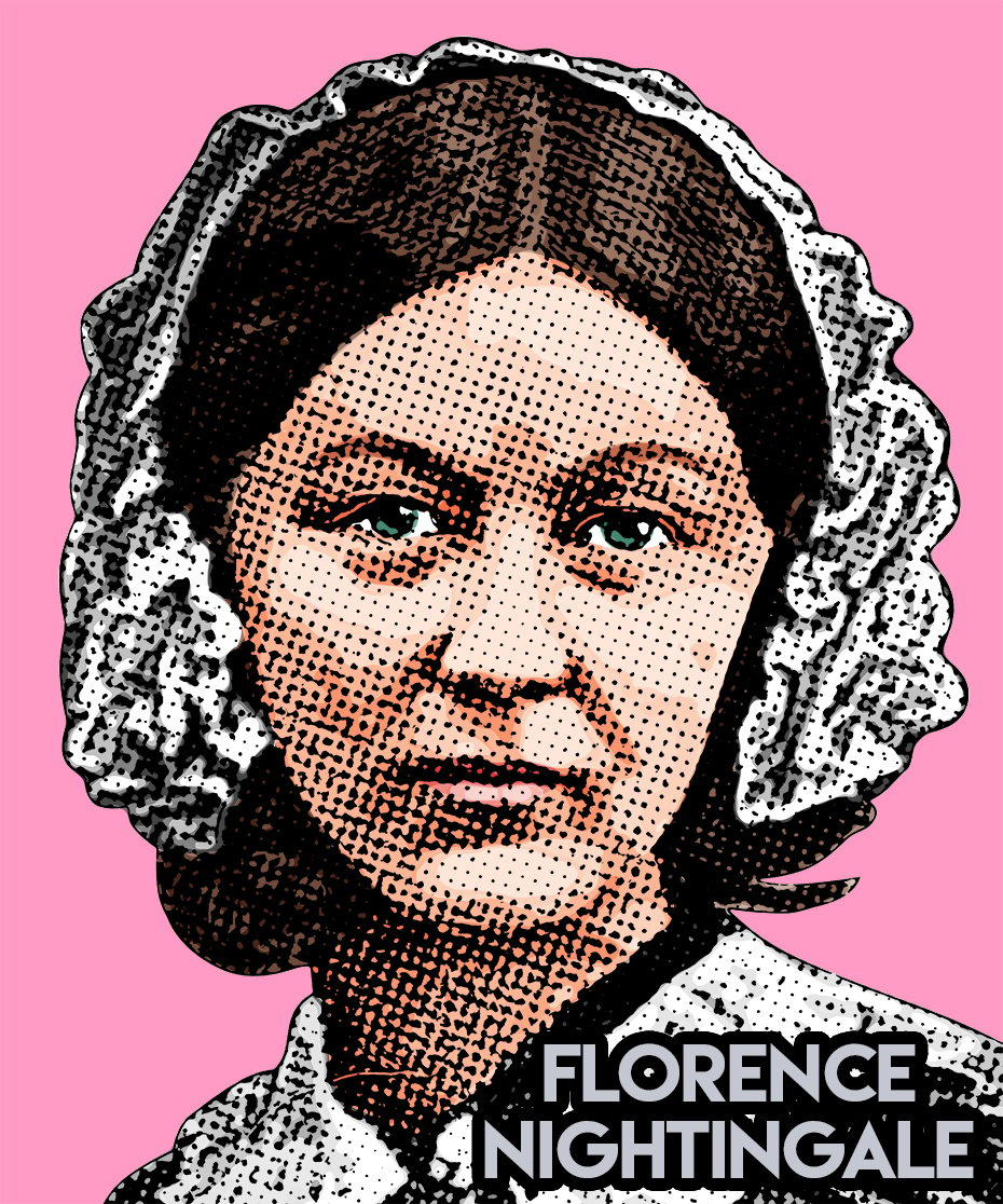 Florence Nightingale Sticker Dellarious 8495