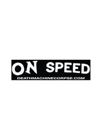 ON SPEED STICKER