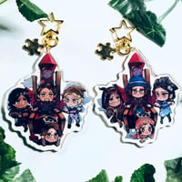Image of IDV Group Charms | 3 inch, Glitter Epoxy