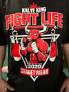 Fight Life T-shirt Red