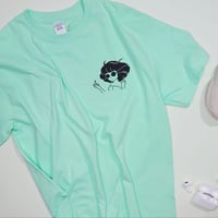 For Your 2 Faces Tshirt - Mint Green