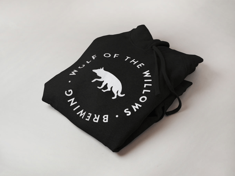 Image of Black Wolf Hoodie