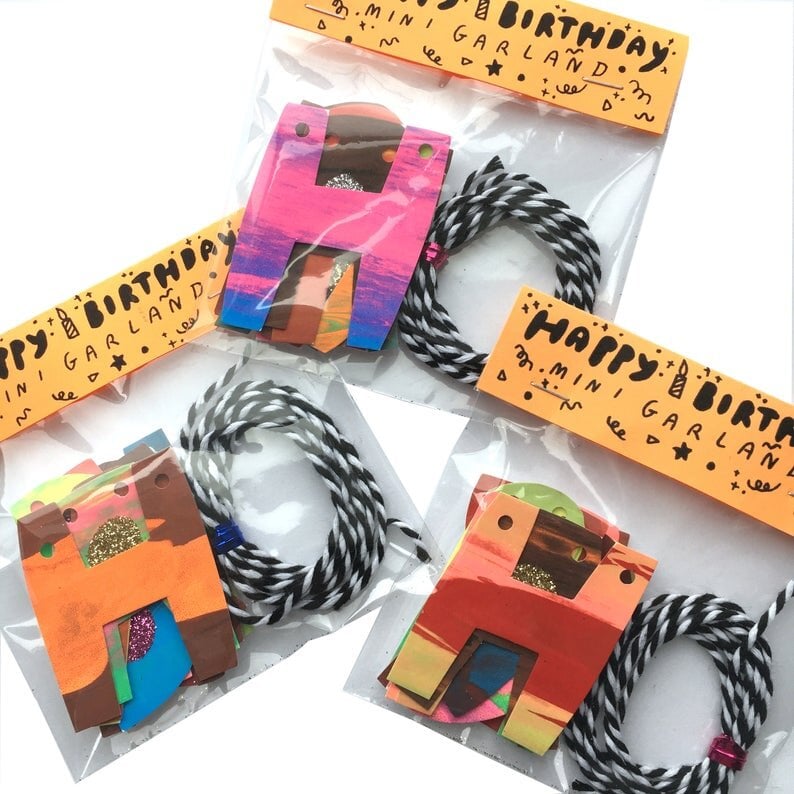 Image of Crunch Supply Happy Birthday Mini Garland