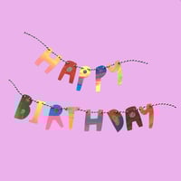 Image 3 of Crunch Supply - Happy Birthday Mini Garland