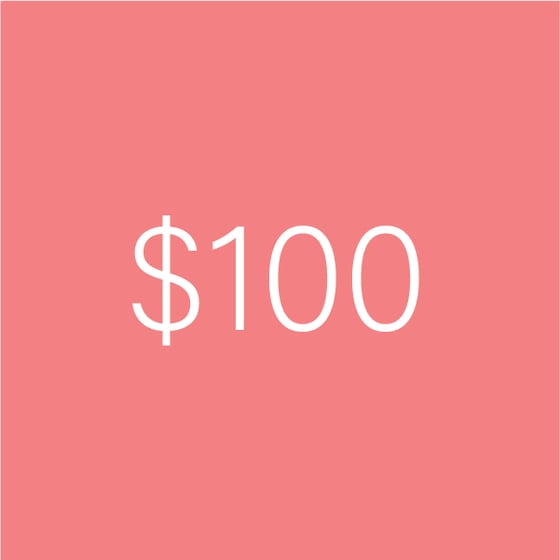 Image of $100 e-Gift Certificate