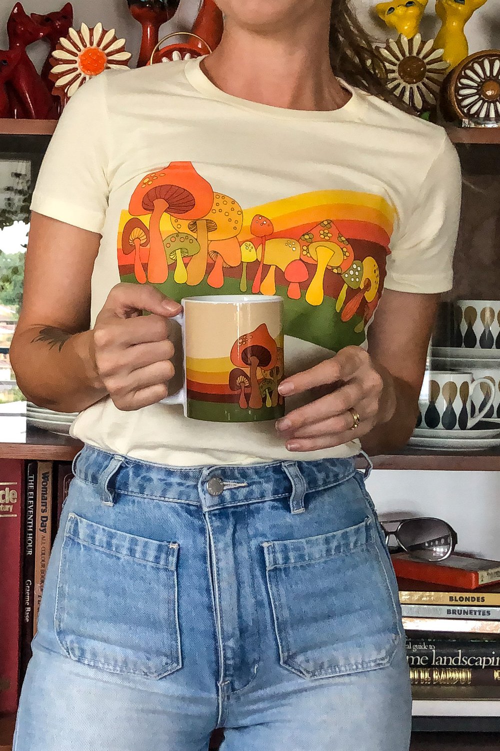 Groovy mushroom T-shirt