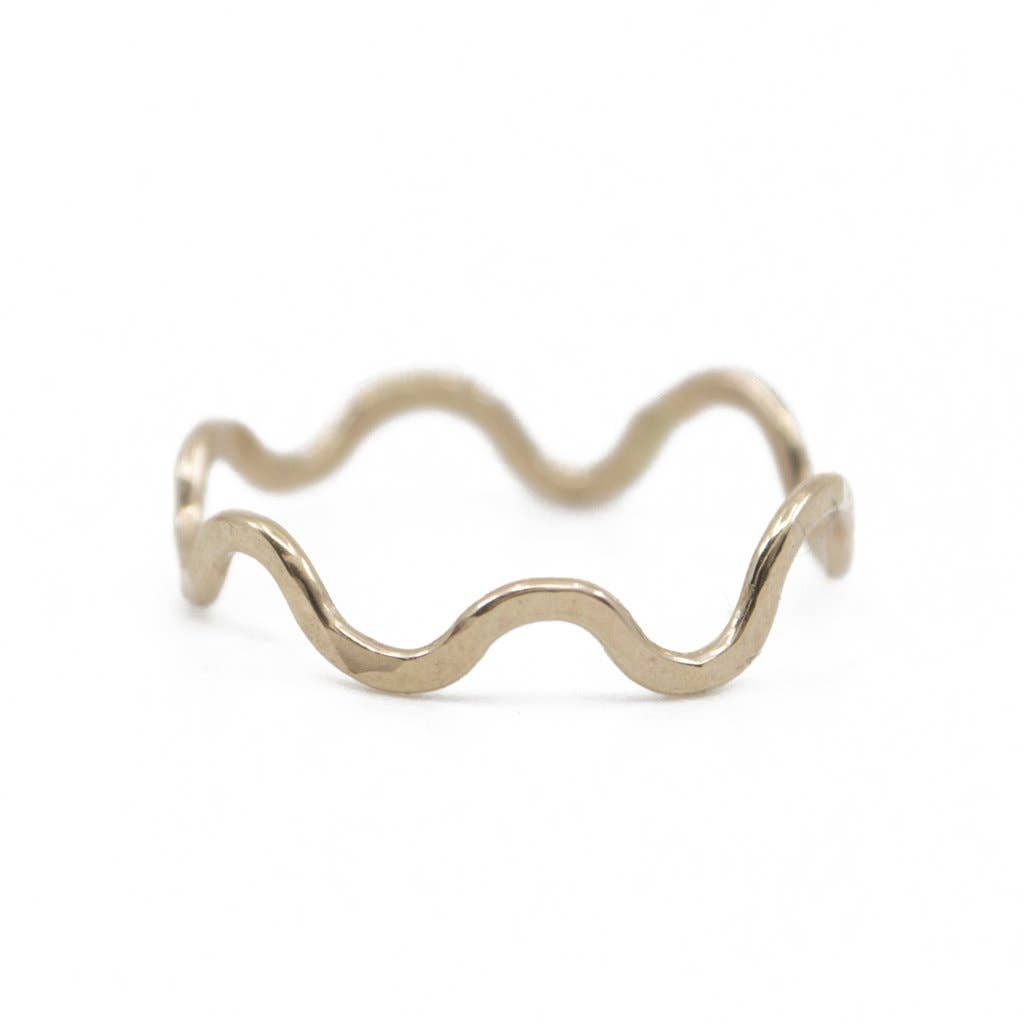 Image of Gold Wiggle Ring