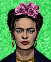 Frida Sticker (Green)