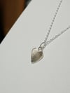  STERLING SILVER HEART PENDANT ~ individually handmade