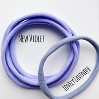 Image 3 of Violet Nylon Headbands NEW for 2020