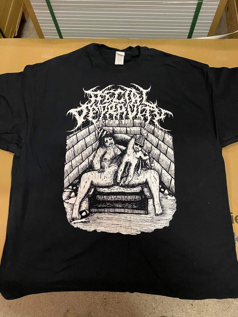 Image of Rectal Depravity - "Flying Fetus" Shirt white