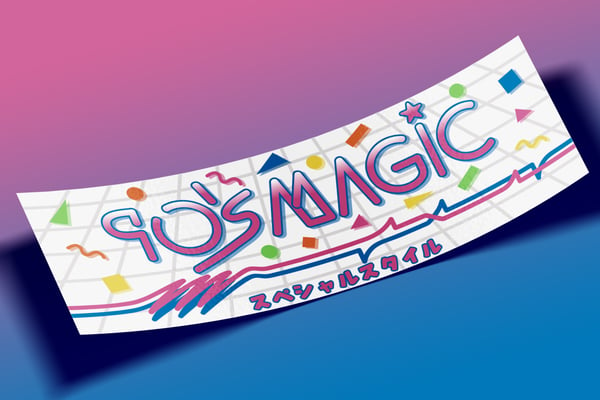 Image of 90's Magic Box Sticker