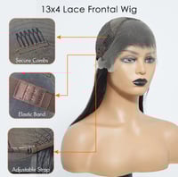 Image 4 of Luxe Konfidence Level 13×4 Straight Bob Wig – 150% Density – Pre-Plucked Virgin Human Hair