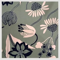 Image 1 of Tissu: Funny  Spring Flowers