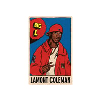 Image 2 of Big L dedication Hoodie Grey