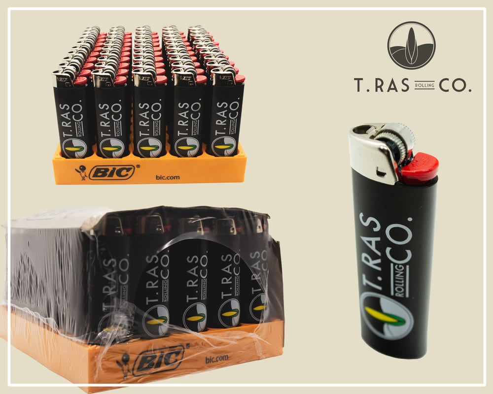 Image of T Ras Rolling Co Bic Lighters