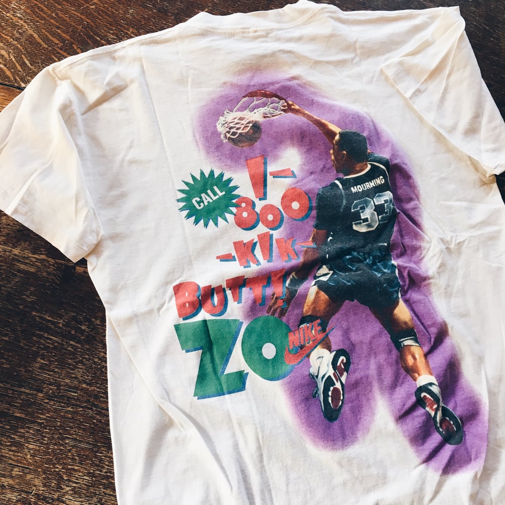 Image of Original Early 90’s Nike Alonzo Mourning Tee.