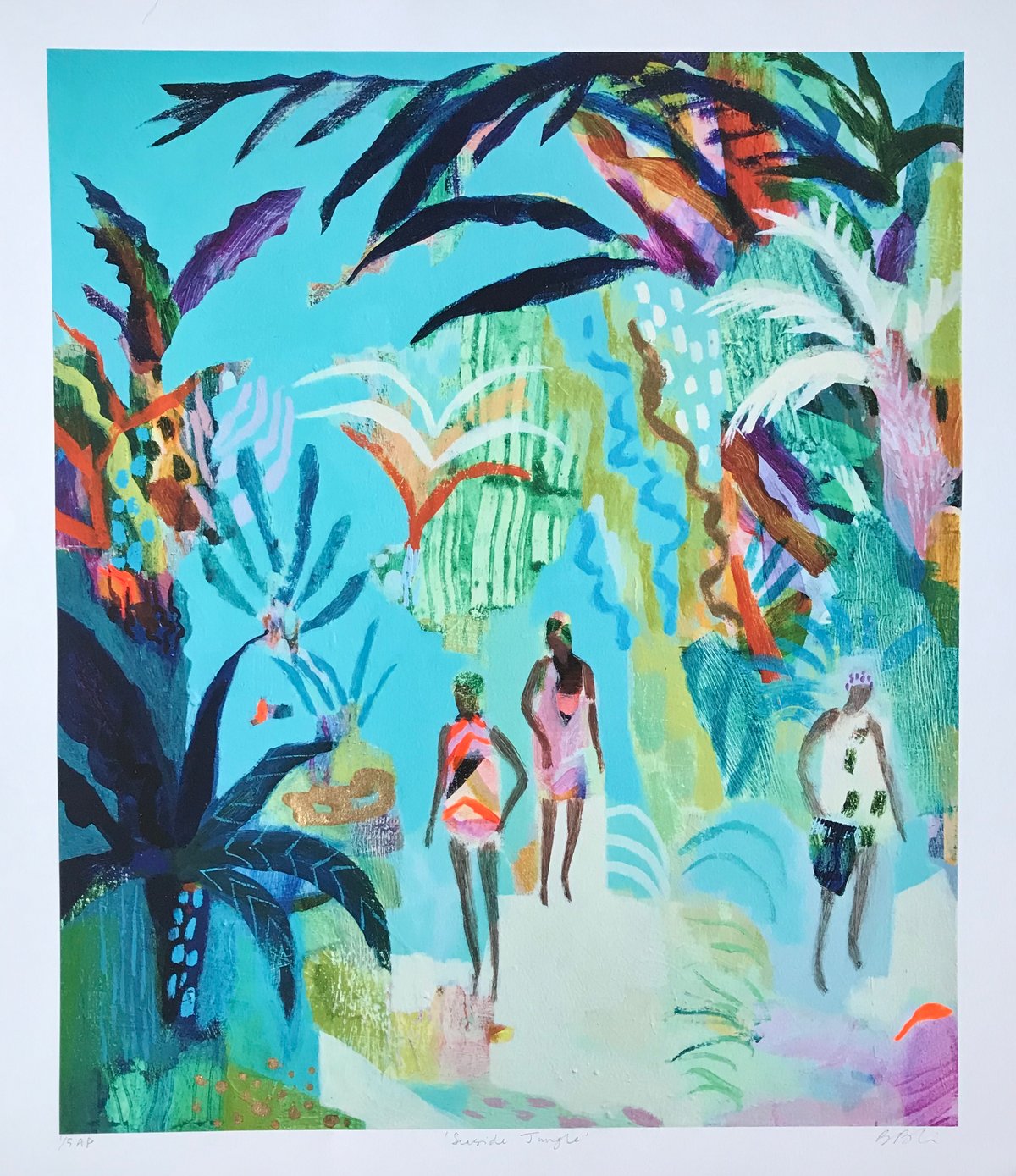 Seaside Jungle Giclee Print