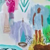 Palm Grove Garden Giclee Print