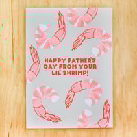 Dad Shrimp Greeting Card