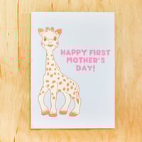 First Mother's Day Greeting Card