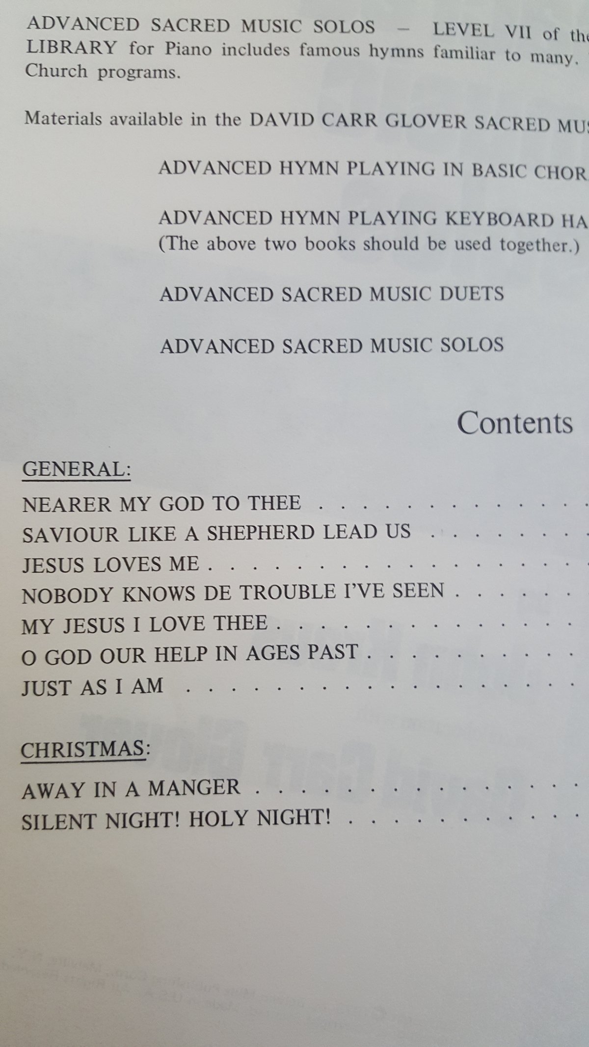 Image of Advanced Sacred Music Solos (piano)